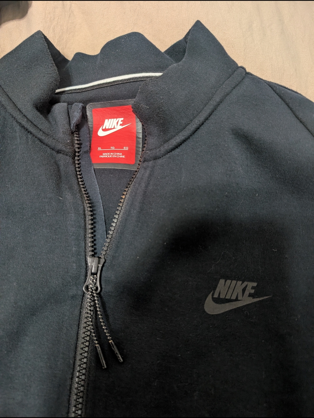 Nike Black Lightweight Full-Zip Shirt Jacket